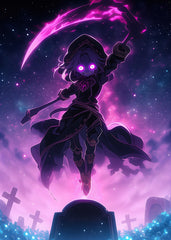 Neon Grim Reaper