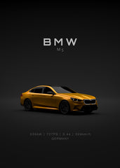 BMW M5 G90 2025 Orange Front S