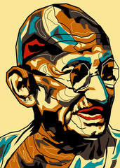 Mahatma Gandhi Figure Yellow