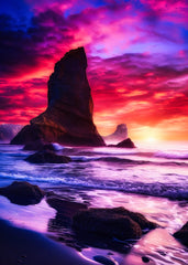 Majestic Sea Stack Sunset