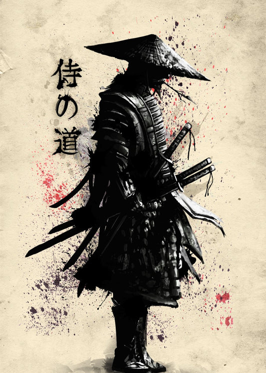 Sumi e Samurai Warrior