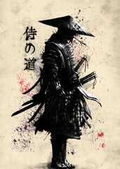 Sumi e Samurai Warrior