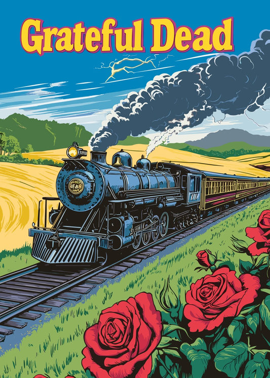 Grateful Dead Train Art