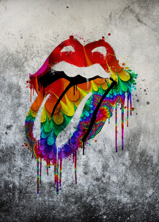 The Rolling Stones psychedelic