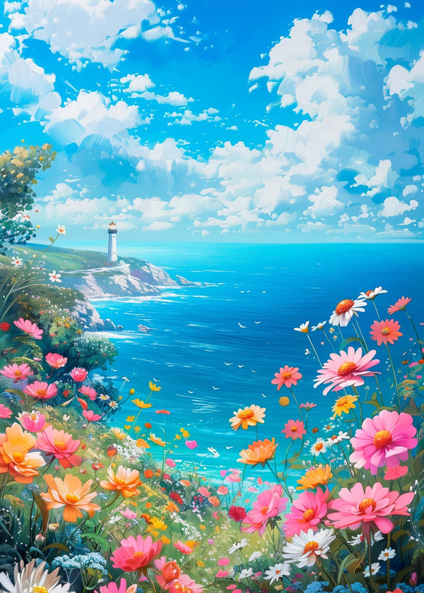 Floral Ocean Dreams