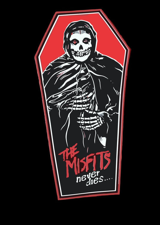 The Misfits Never Dies Coffin 
