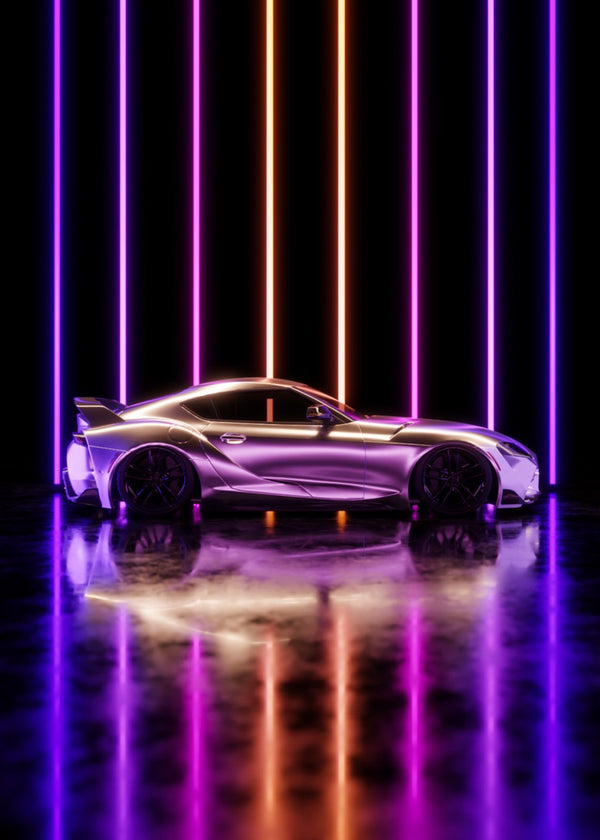 Neon Reflections: Toyota GR Su
