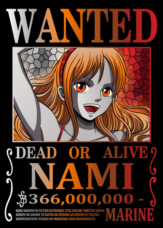 One Piece Nami Wanted