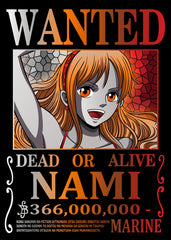 One Piece Nami Wanted