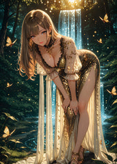 Enchantment by the Waterfall