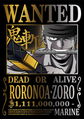 One Piece Zoro WANTED