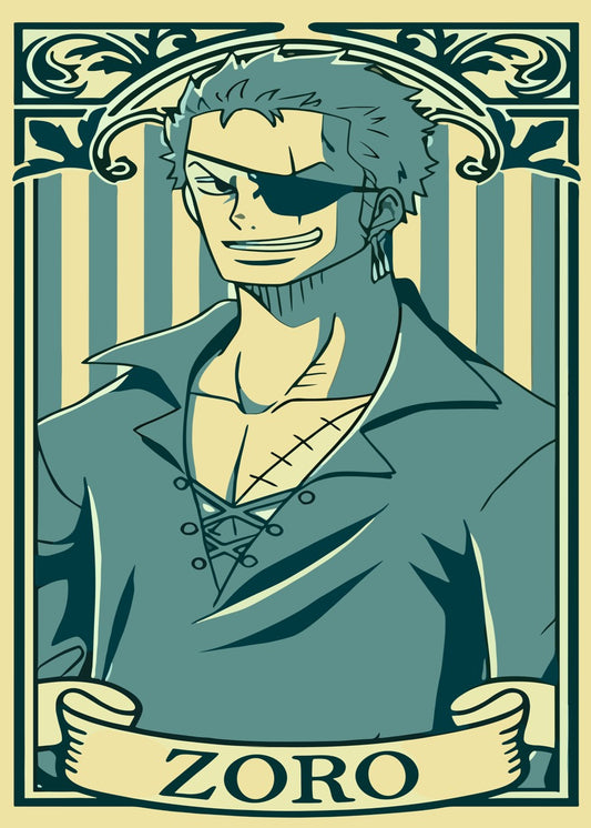 Roronoa Zoro Green Potrait