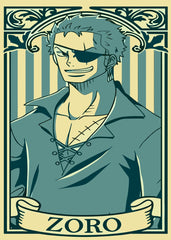Roronoa Zoro Green Potrait
