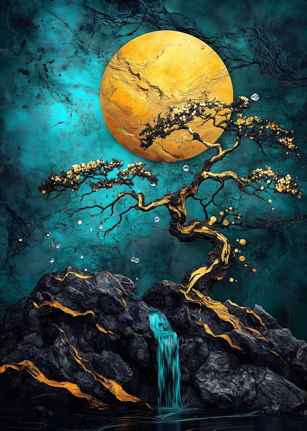 Golden Moonlit Harmony