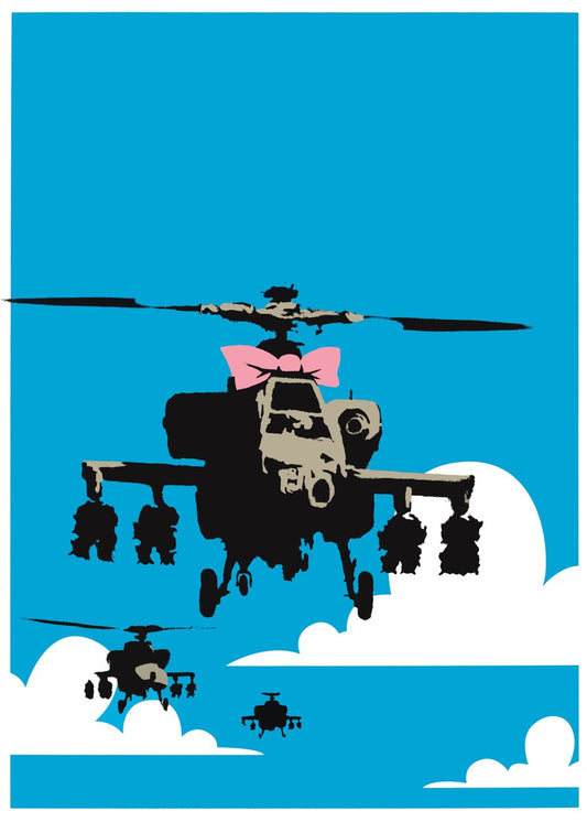 Banksy Happy Helicopter