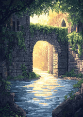 Forgotten Passage pixel art