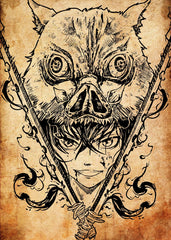 Inosuke hashibira, Demon Slayer Kimetsu no Yaiba