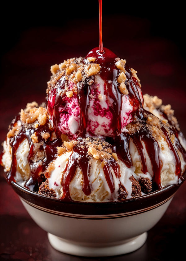 Ice Cream Drizzle Sundae