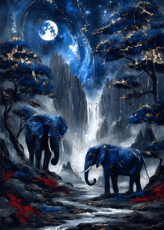 Enchanted Elephants by Moonlig
