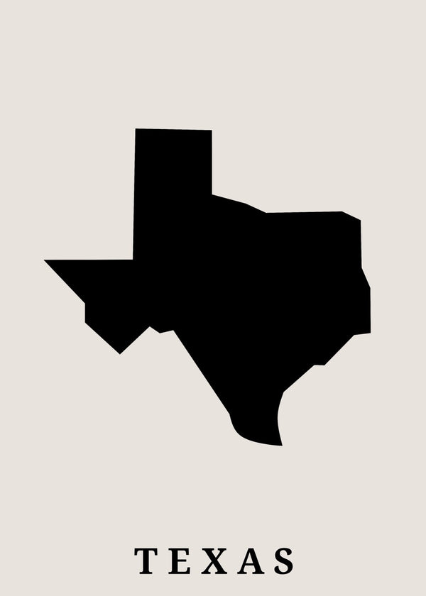 Texas map illustration