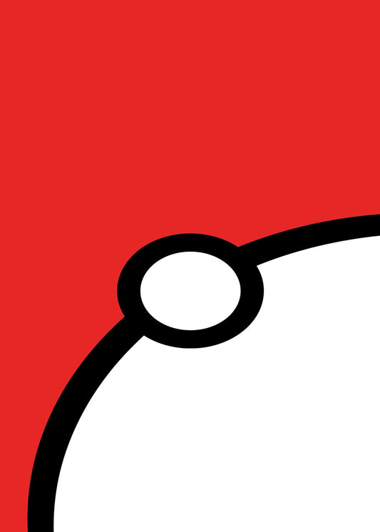 Pokeball Minimalist Curve