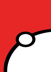 Pokeball Minimalist Curve