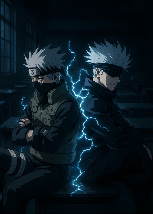 Kakashi & Gojo – Electric Aura