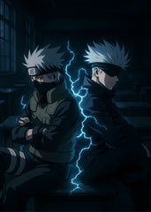 Kakashi & Gojo – Electric Aura