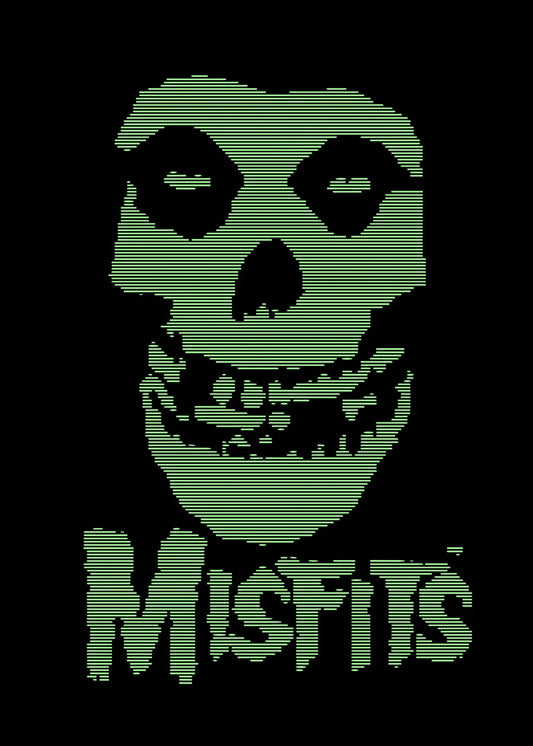 Misfits Fiend Skull Green