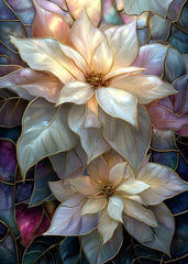 Intricate White Flowers