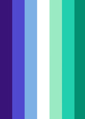 Gay Pride Flag Color Palette