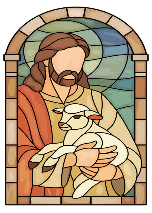 Stained Glass Good Jesus