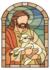 Stained Glass Good Jesus