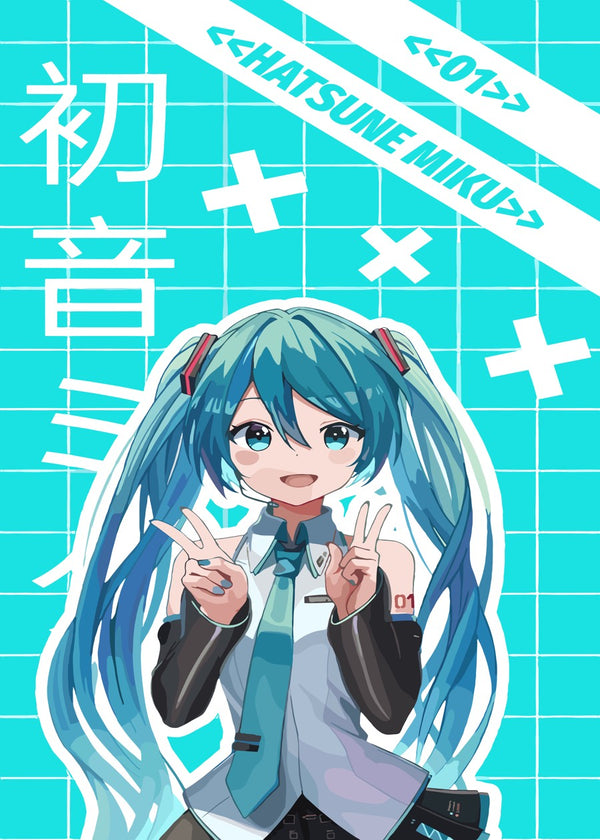 Peace Signs Hatsune Miku