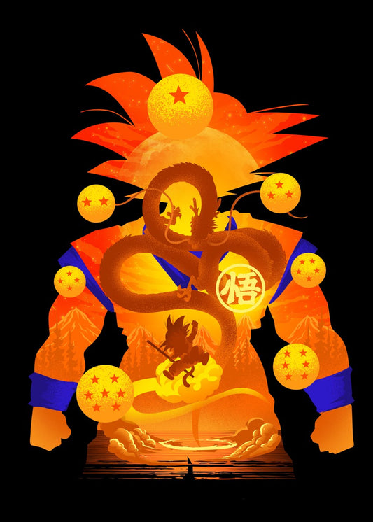 Goku Sunset, Dragon ball