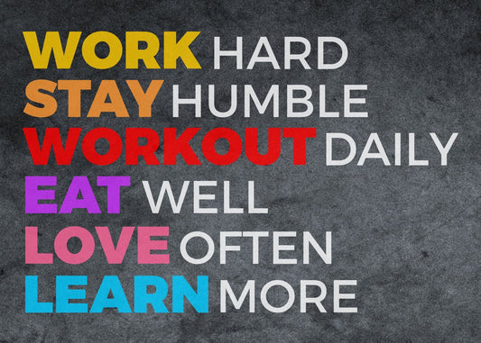 Work Hard Stay Humble