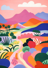 Pink Horizon Hills