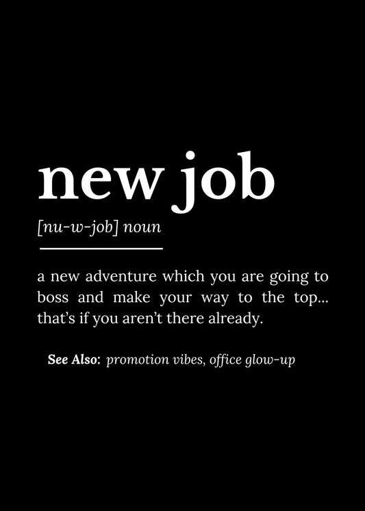 New Job Definition