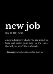 New Job Definition