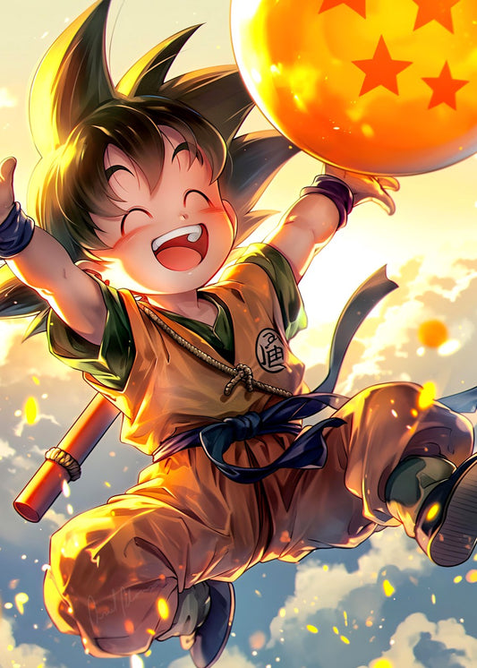 Goku as a child