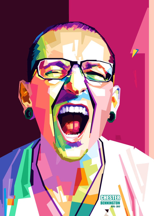 Caster Benington Wpap Popart