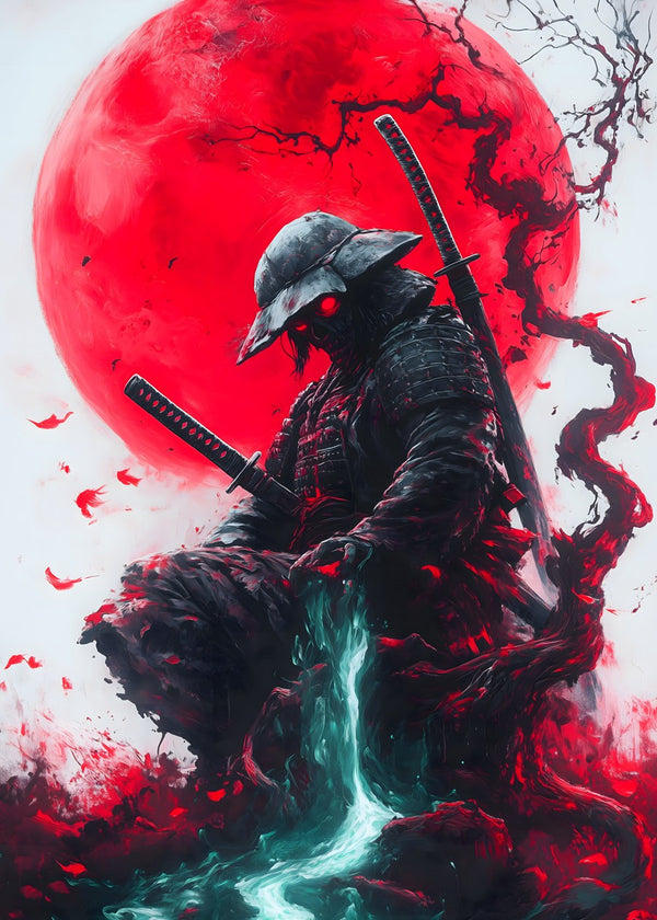 Crimson Warrior's Gaze