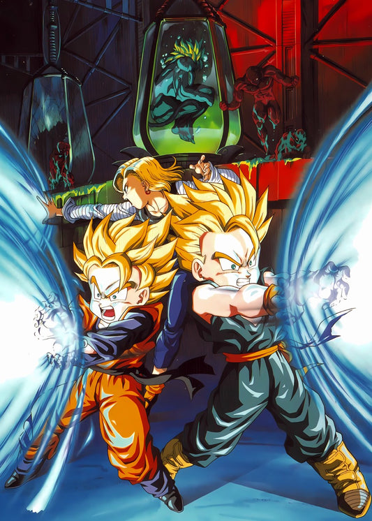 Goten Trunks Android 18, Dragon ball 