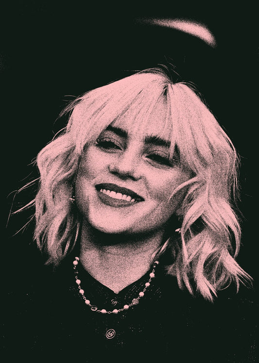 Billie Eilish Pink Potrait