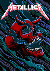 Metallica Devil Skull Poster