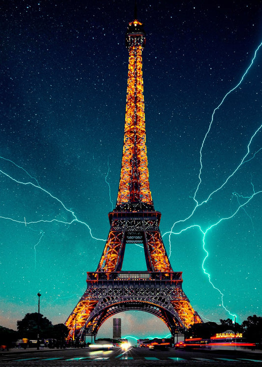 Lightning Over Paris