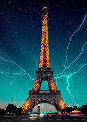 Lightning Over Paris