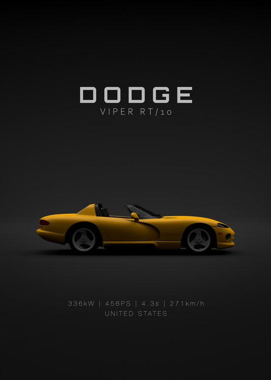 2001 Dodge Viper RT-10 Yellow 
