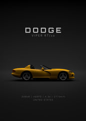 2001 Dodge Viper RT-10 Yellow 