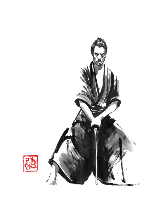 Samurai ready to fight